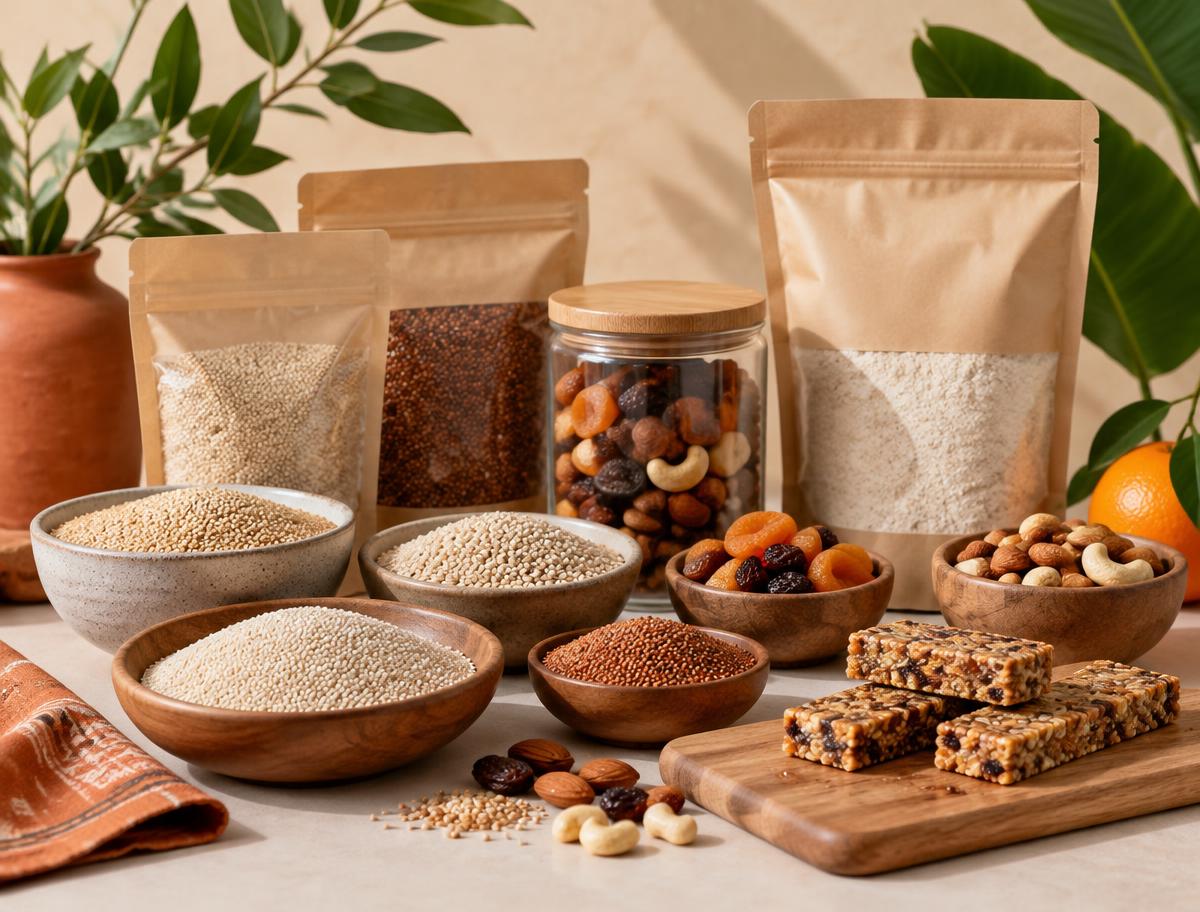 African grains and nutritious food products